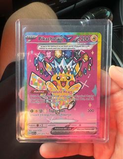 Pokemon Pikachu Ex MINT Ascended Heroes