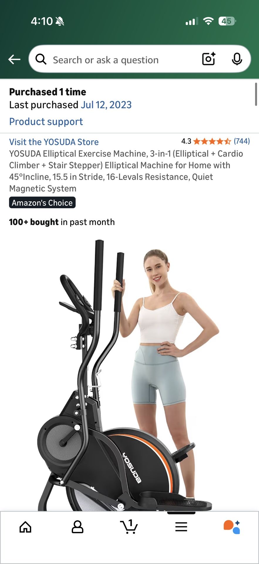 Stepper/Elliptical
