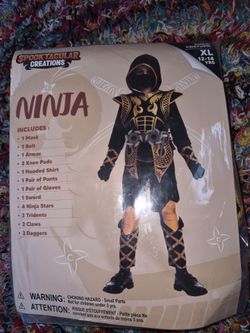 Spooktacular Creations Kids Ninja Costume XL