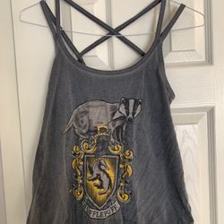 Harry Potter Hufflepuff House Spaghetti Strap Tank Top Women sz. S.