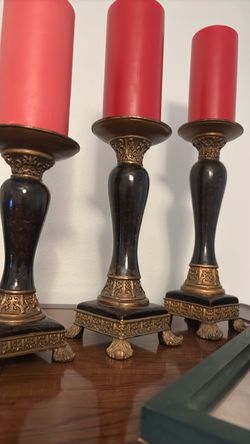 Trio Set of Candle Holders
