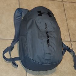 UNDER ARMOUR UA STORM GRAY BACKPACK SCHOOL BOOKBAG SPORTS LAPTOP BAG HUSTLE WATER-RESISTANT MEN S UNISEX GYM WITH WATER RESISTANT TECHNOLOGY