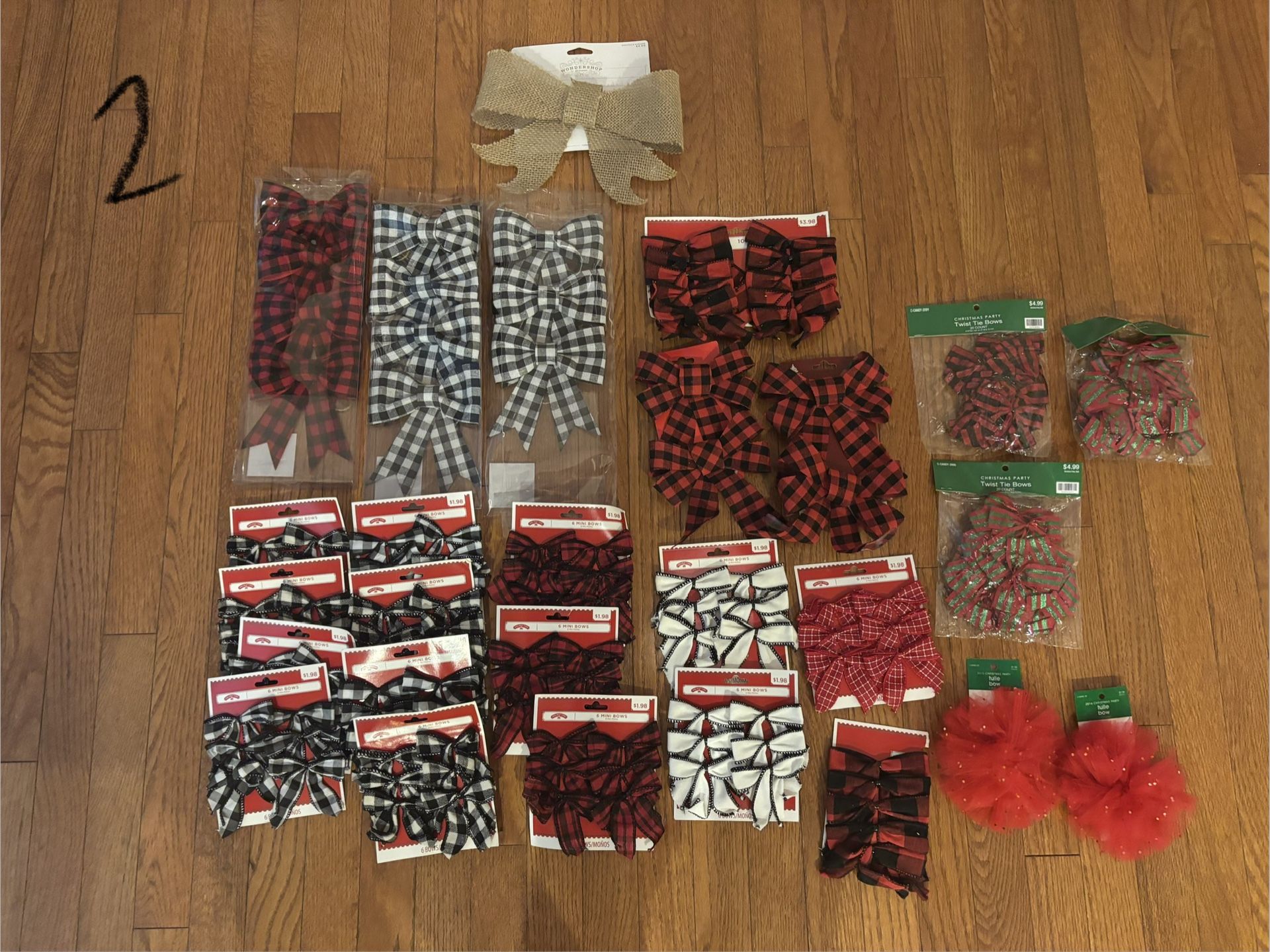 *NEW*Christmas Crafting Bows Lot