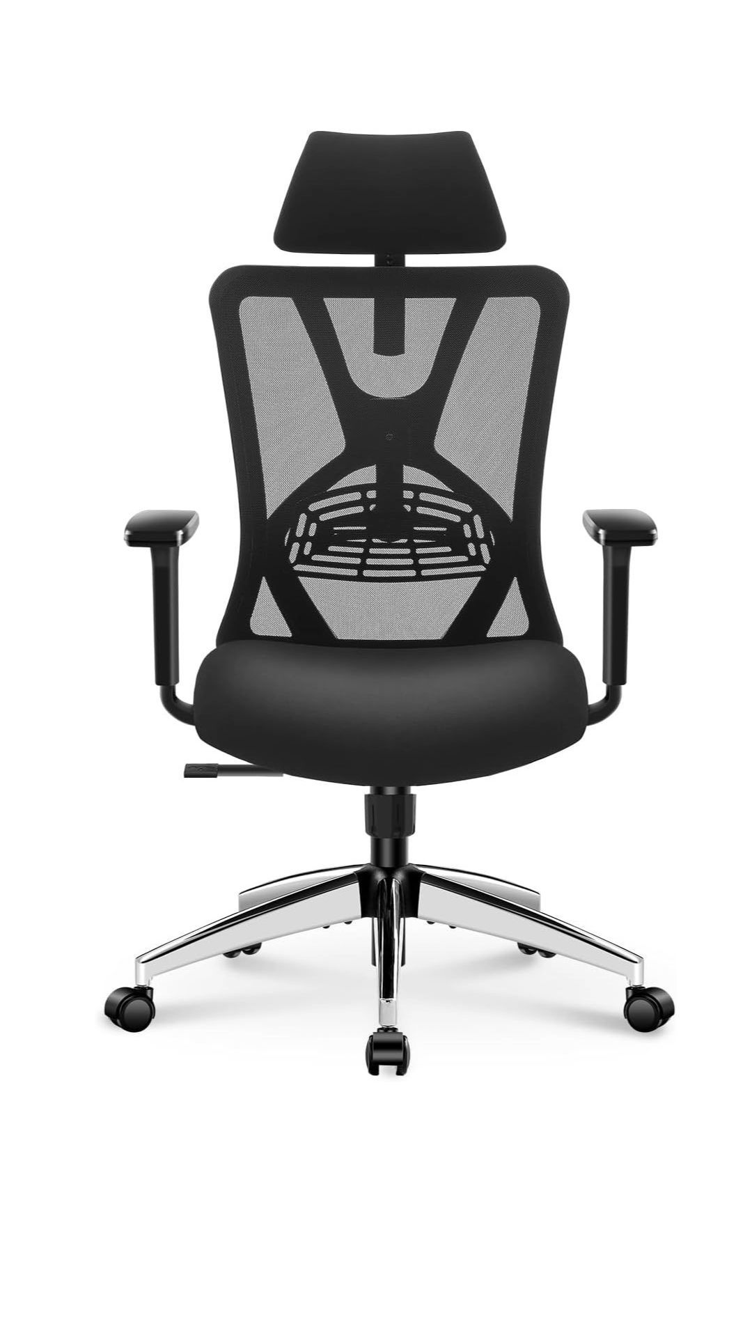 Ticova Ergonomic Office Chair - High Back Desk Chair with Adjustable Lumbar Support