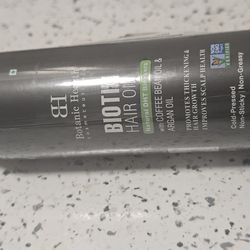 Unused Caffeine And Biotin Hair Oil