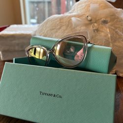 Tiffany & Co TF 3076 Sunglasses Pink/Rosegold W/Low Power Vision