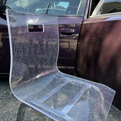 Modern Clear Glass Acrylic Bar Stools (Set of 2) – Unique Look!