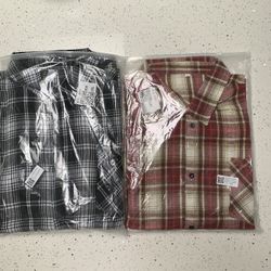 2 Men’s Button Down Shirts 2X