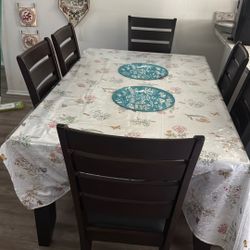 Dining Room Table With 6 Chairs 
