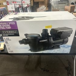 EVERBILT 1.5 HP VARIABLE SPEED POOL PUM #PCP15001-VSP
