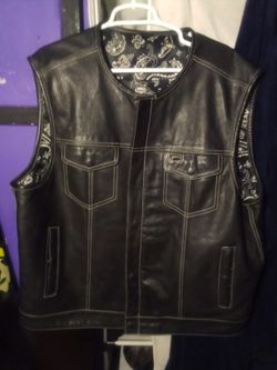 MFG FIRST BANDIT LEATHER VEST 