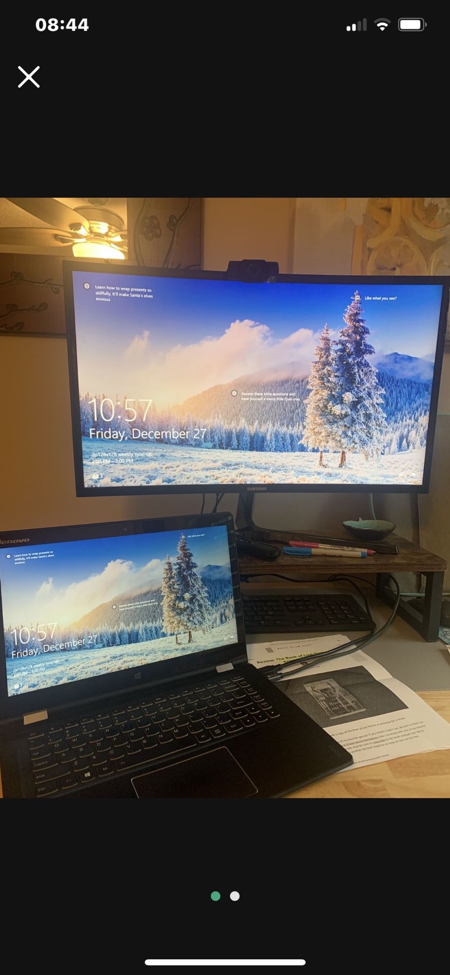 27” Curved Computer Monitor Samsung