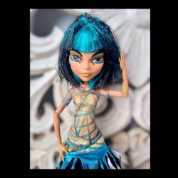 Monster High Cleo De Nile Doll Ghouls Rule Series 2012 Mattel 12"
