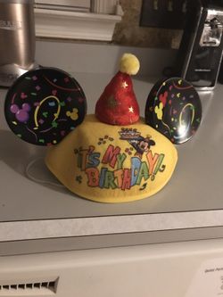 Mickey Happy birthday ears