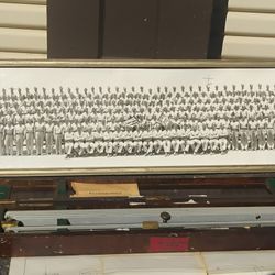 WWII WW2 Military US Air Corps Aviation Panoramic Photo Pantograph