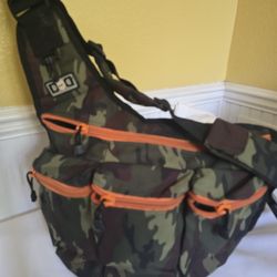 Diaper Dude Camouflage Multi-Pocket Cross-Body Messenger Lined Bag 