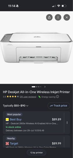HP Deskjet All-in-One Wireless Inkjet Printer