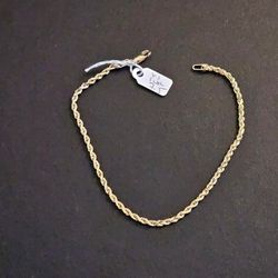 14k Gold Bracelet 7.5 Inch