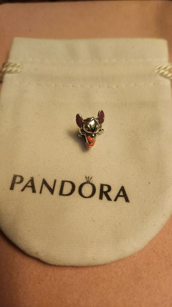 Brand New Pandora Lilo and Stitch Cake Charm