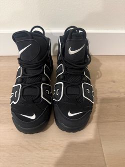 Nike Air More Uptempo Gs Black White youth Size 4.5 415082 002