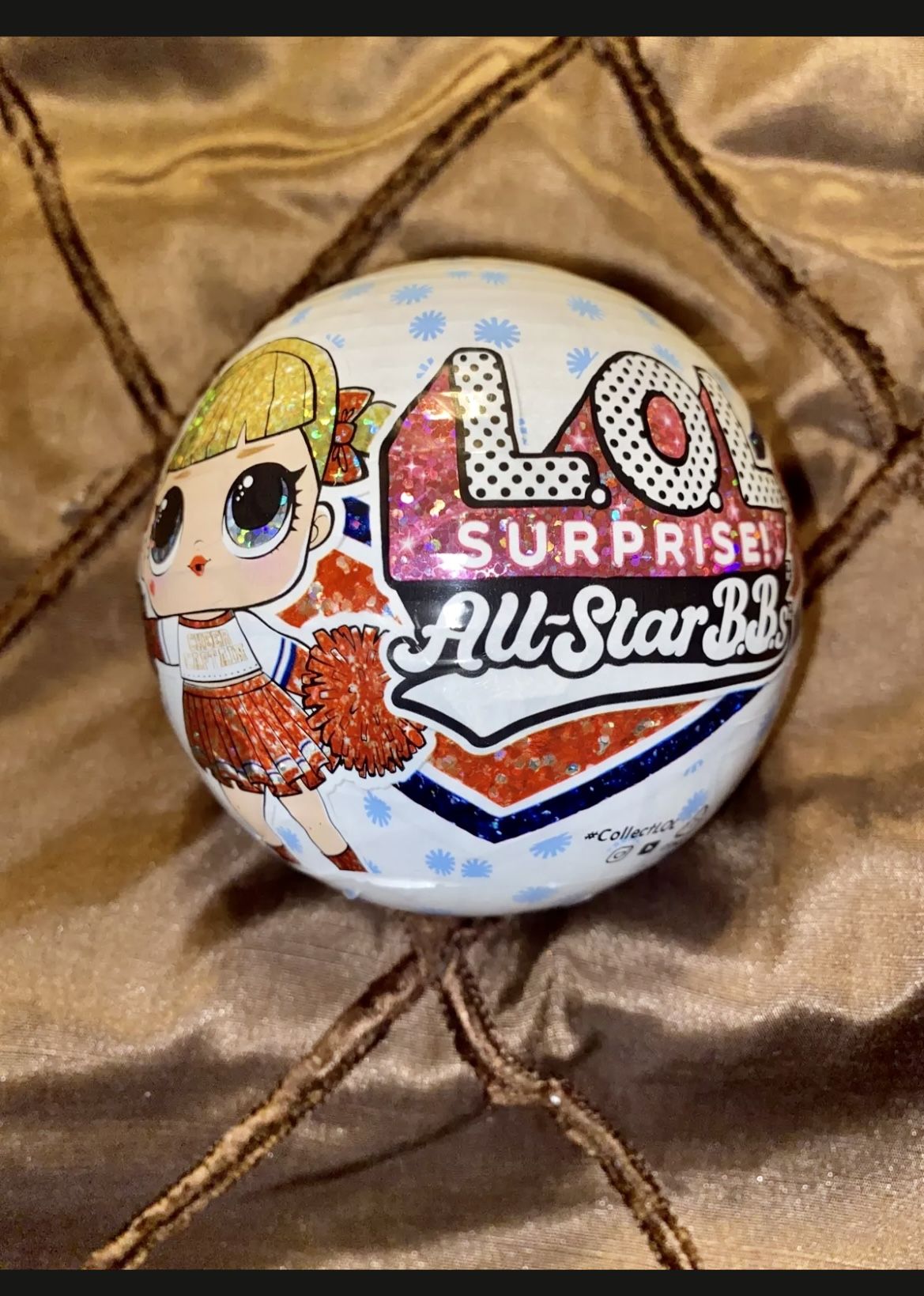 L.O.L. Surprise! All-Star B.B.s Sports Series 2 Cheer Team Sparkly Dolls with 8 Surprises, Rare Series, New & Sealed