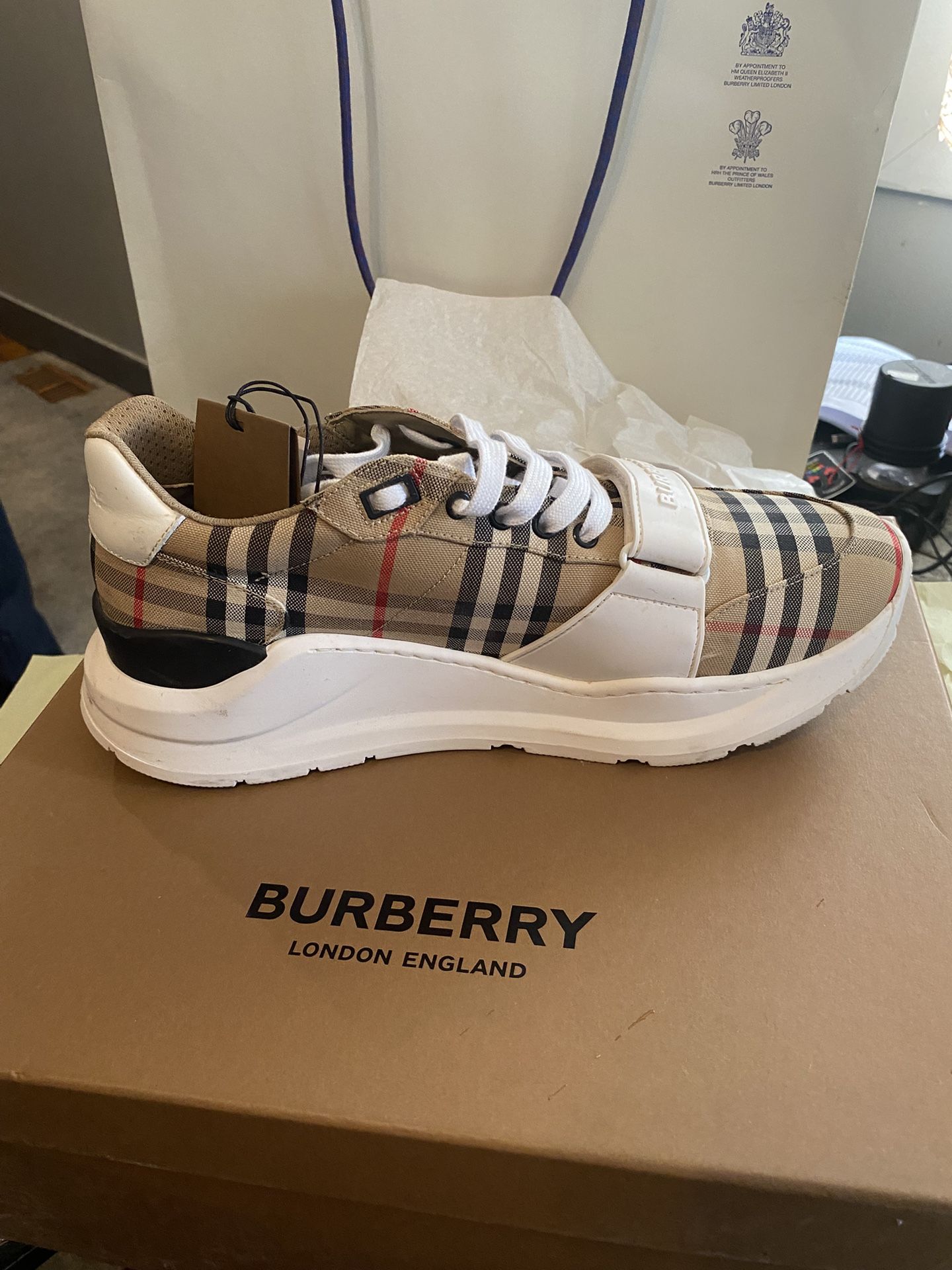 Burberry Sneaker Size 12 US