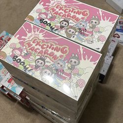 Authentic Pop Mart Labubu The Monsters Exciting Macaron Sealed Case