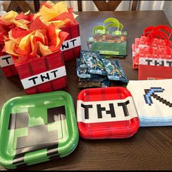 Minecraft Bundle Decorations- Opened