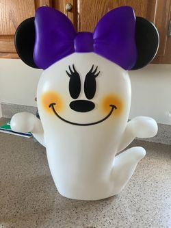 Halloween Minnie Mouse blow mold never used