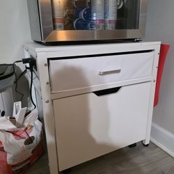 Mini Fridge Table / Snack Station