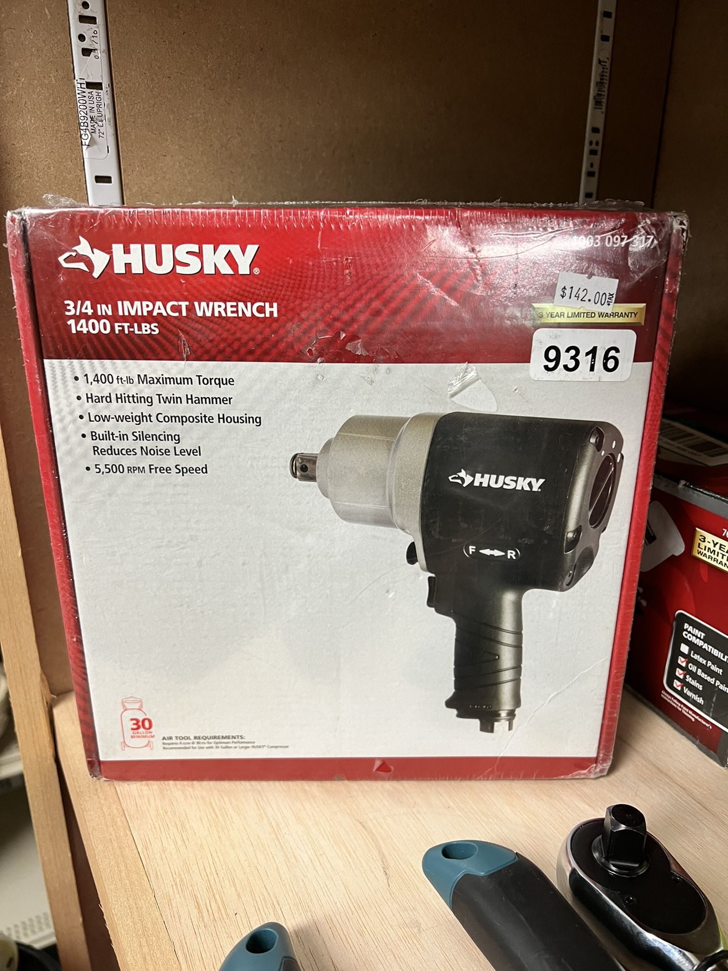 Husky 3/4” Impact Wrench