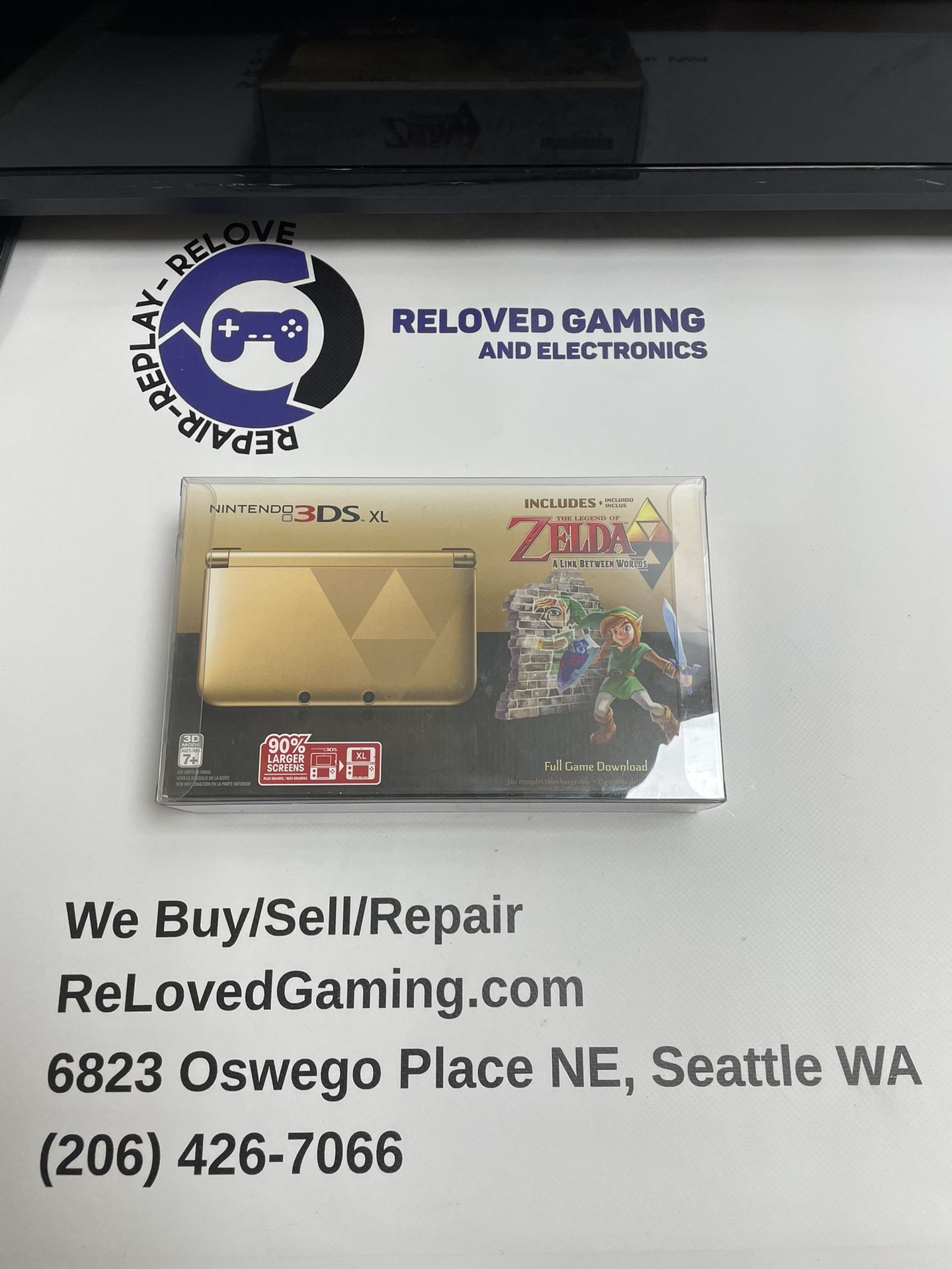 Brand New Sealed Nintendo 3DS XL - Zelda A Link Between World Edition - Two Month Warranty - For Sale Or Trade