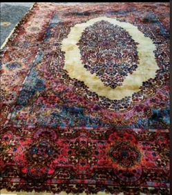 Gorgeous Gorgeous very very very large real Persian kerman handmade rug.  ( from iran ).