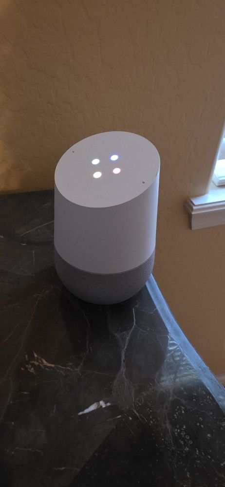 Google Home Smart Bluetooth Speaker with Voice Assistant.