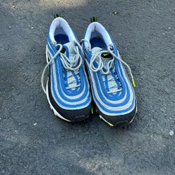 Nike Air Max 97 Size 9 – Clean    Men’s size 9   Good condition, no major flaws   Comfortable everyday shoes    $80 OBO – pickup today