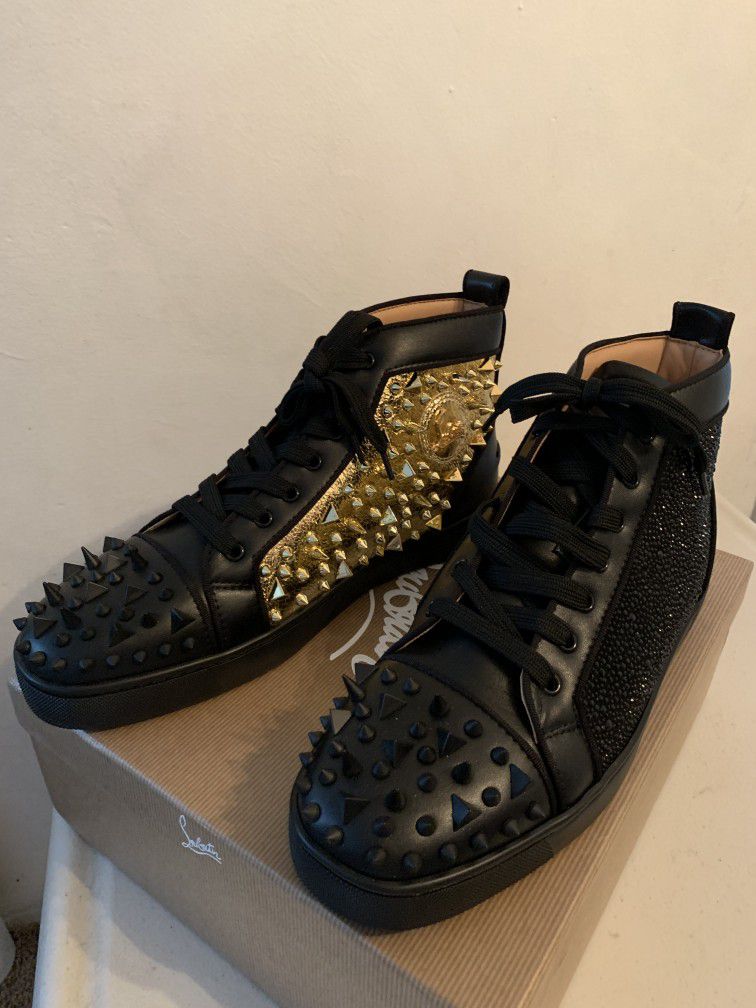 Christian Louboutin Gold Casual Shoes for Men for sale