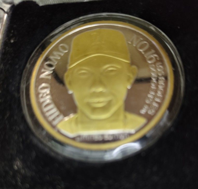 1995 Ltd Ed Hideo Nomo All Star Game Coin