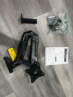 HUANUO FlowLift™ Single Monitor Mount, 13 to 32 Inch Monitor Arm, Adjustable Monitor Stand