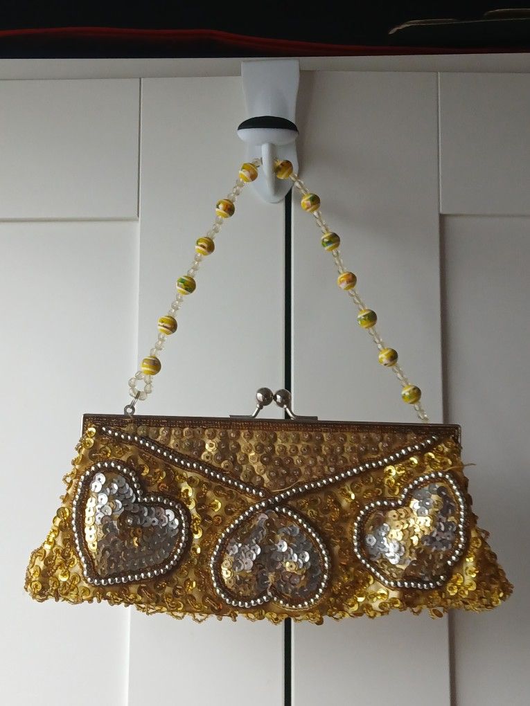 Vintage Gold Clutch Purse