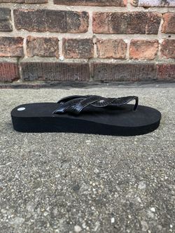 Avon Sequins Black Sandals
