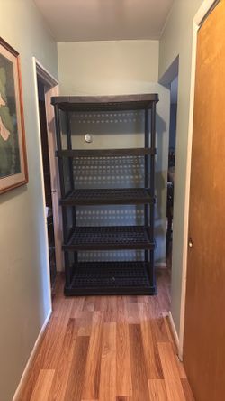 Heavy duty Plastic shelf rack