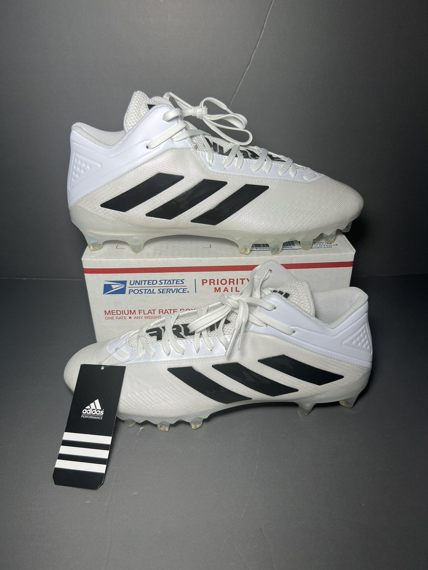 Afskrække gidsel stress Adidas SM Freak Mid Football Cleats White Black FX1307 Men Size 13 for Sale  in The Bronx, NY - OfferUp