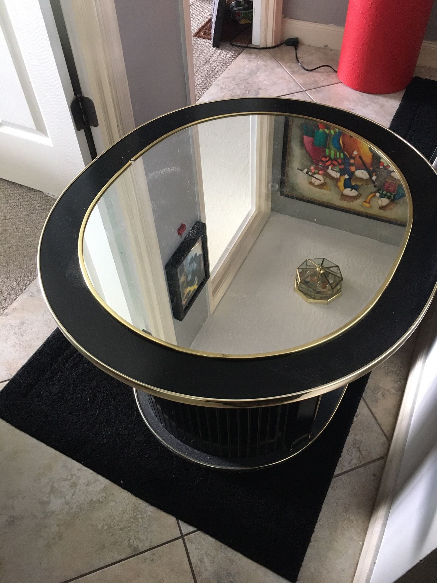 Mirror Top Table