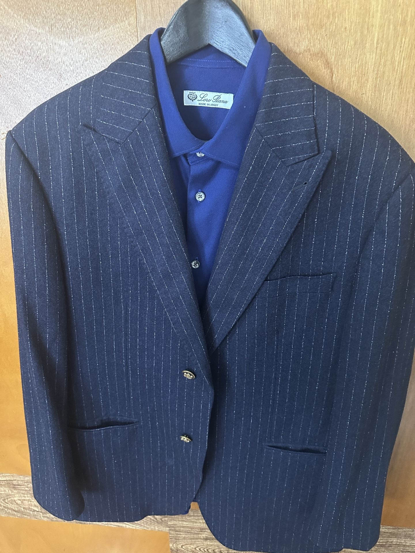 Men’s Suit Jacket 100% Italian Wool Size 40R