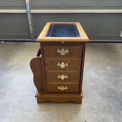 Vintage Wood Side Table