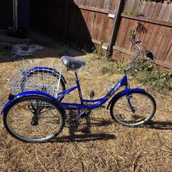 Tricycle New Size 24 7Speeds $230
