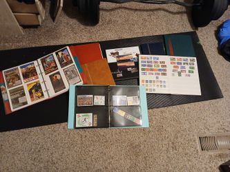 Unchecked Thousands Of World Stamps Mint/Used + Postcards Album