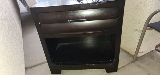 Wooden Unit With Outlets