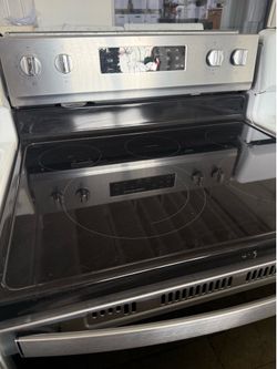 Stove glass top stainless steel