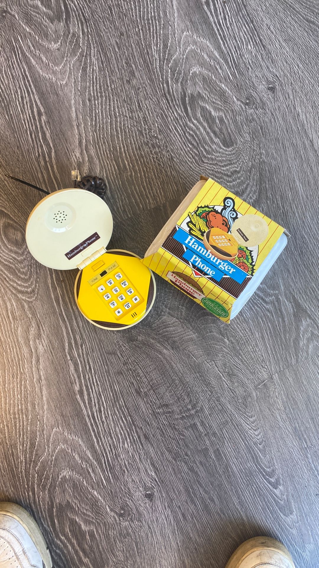 Vintage Hamburger Phone Land Line Telephone 